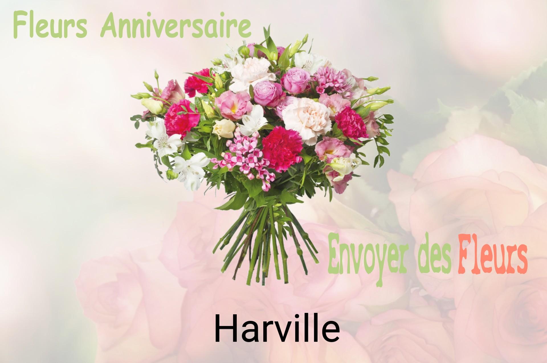Bouquet de fleurs d’anniversaire livré à Harville