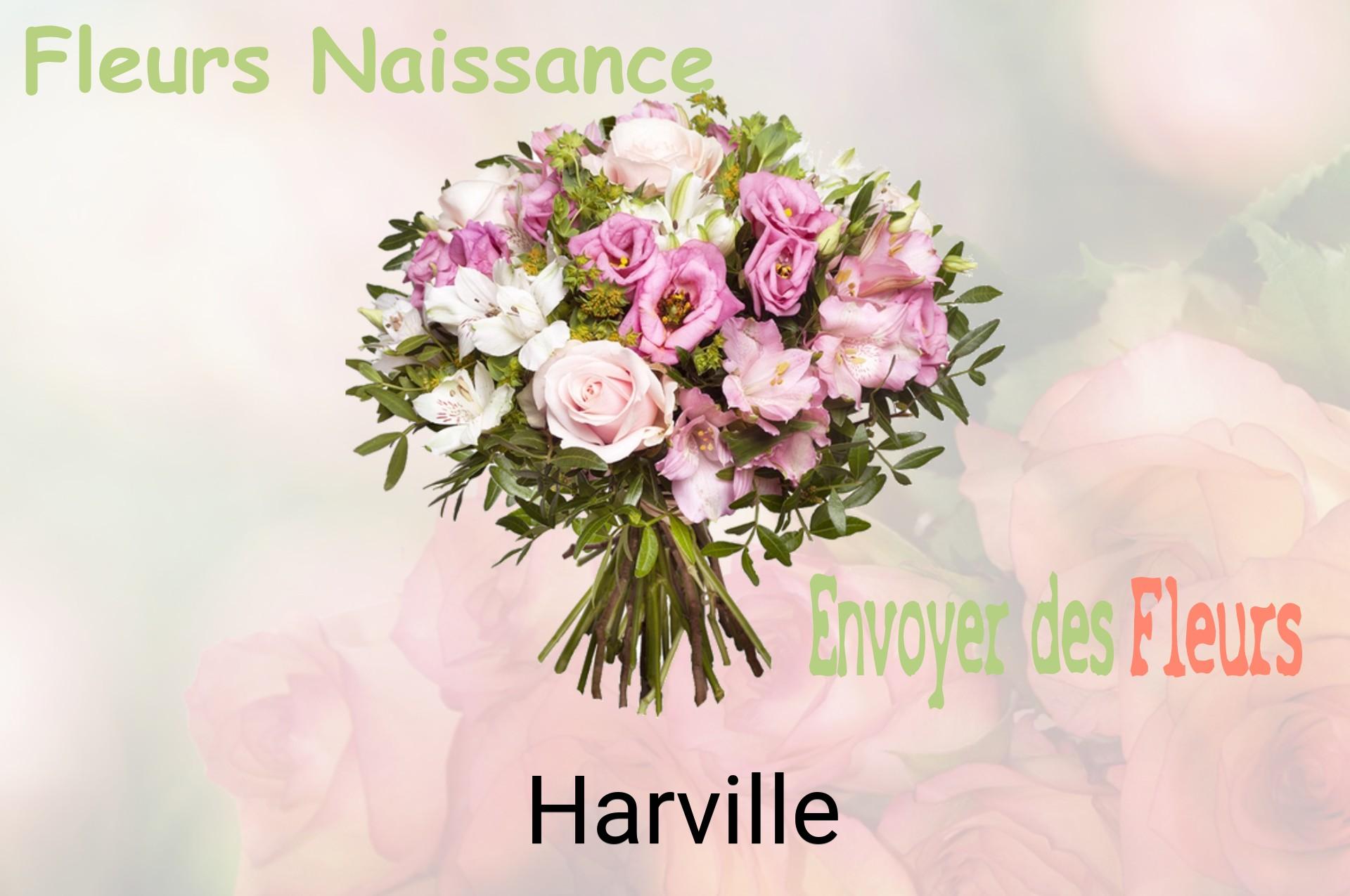 Bouquet de fleurs de naissance livré à Harville